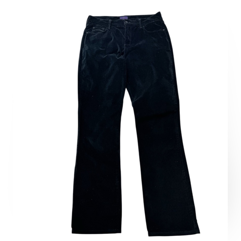 NYDJ Black Corduroy Bootcut Jeans 12